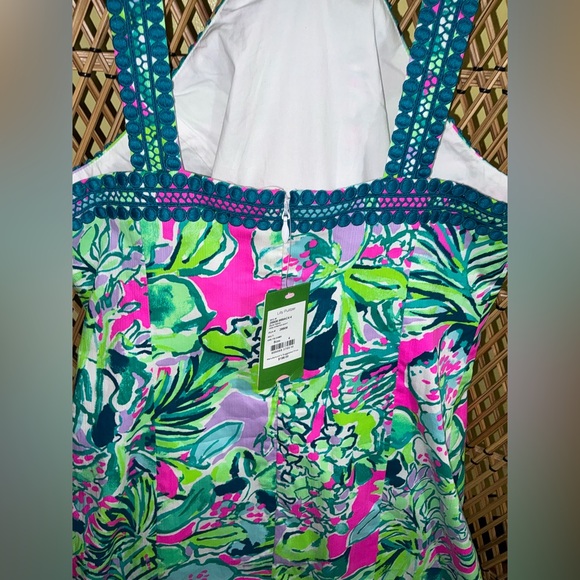 Vena NWT Stretch Shift Dress Early Bloomer Size 4 - Picture 6 of 16